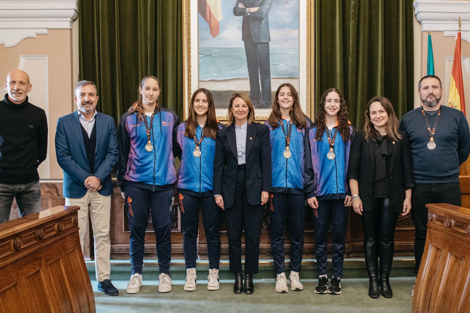 Carrasco destaca el éxito de las jugadoras del Nou Bàsquet Femení a las que agradece que lleven el nombre de Castellón a lo más alto
