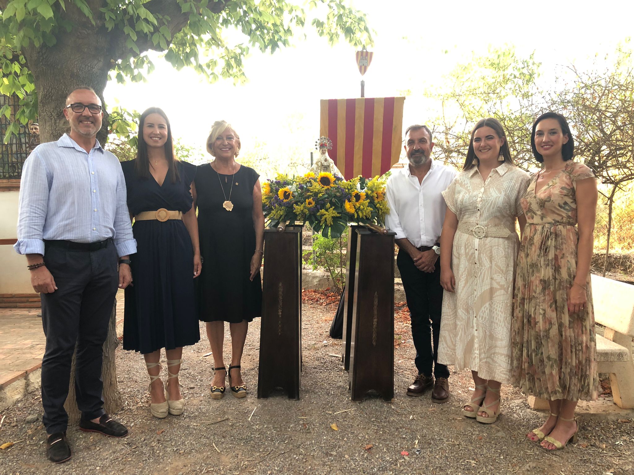 Regidors del govern participen en els actes de la festa de la Mare de Déu del Lledó a Sant Francesc de la Font