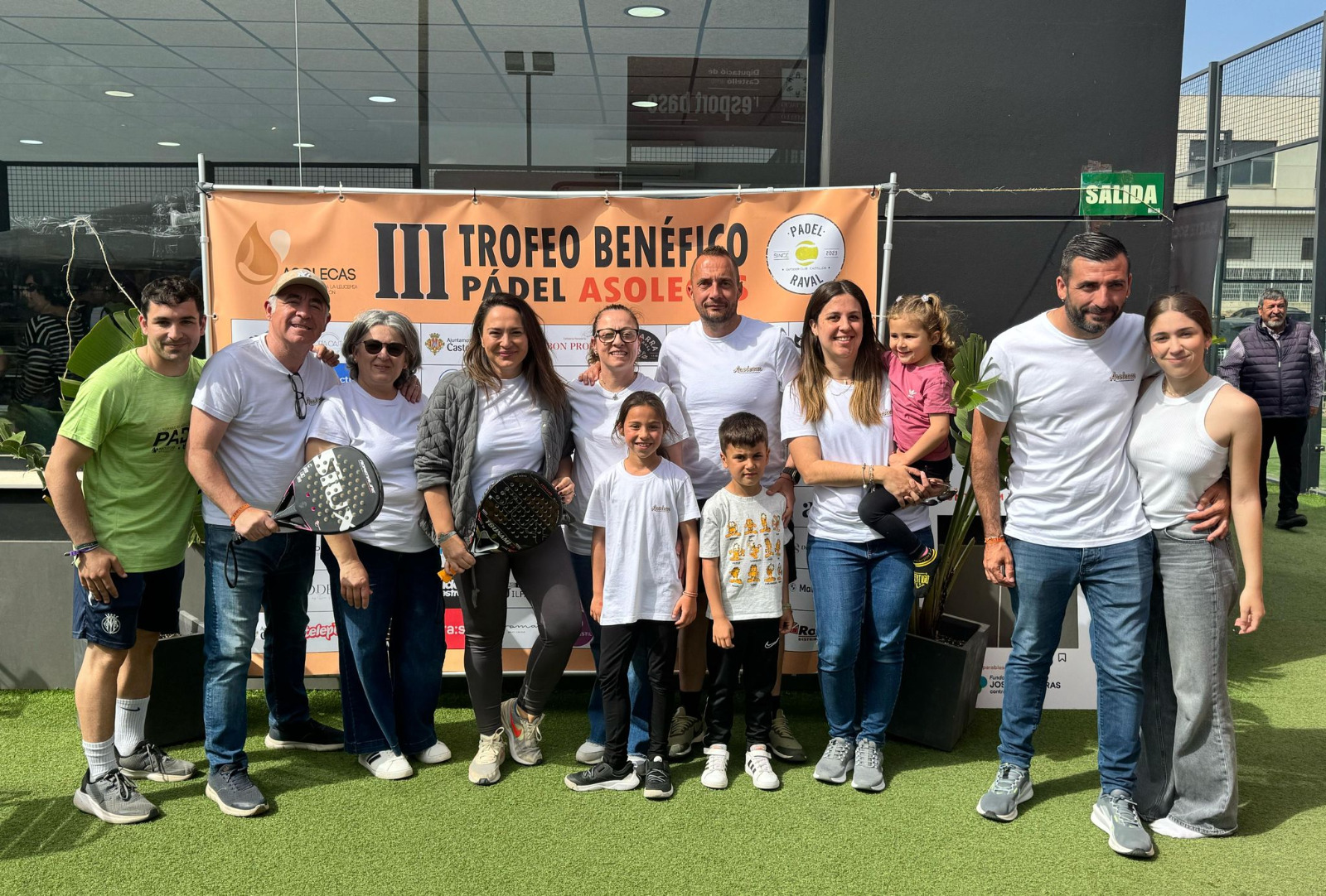 Hurtado respalda el Torneo Benéfico de Pádel ASOLECAS