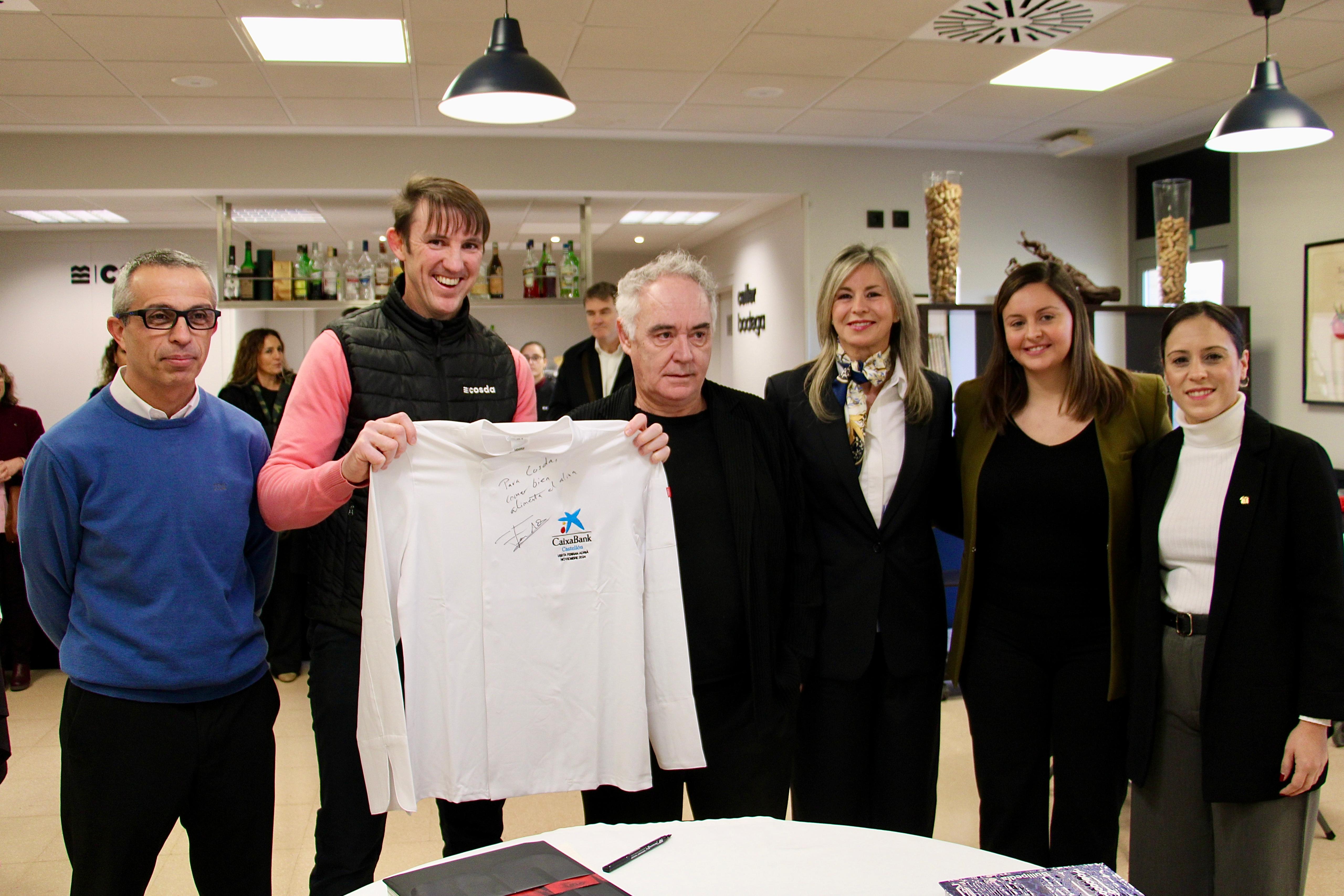 Ferran Adrià imparte en Castellón un curso de gestión para hosteleros de la mano del Ayuntamiento y CaixaBank