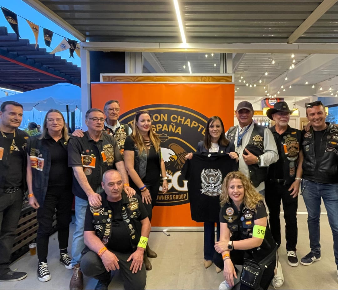 Arranca la multitudinaria concentración del 25 aniversario del Club Harley Davidson Castellón Chapter en el Grao