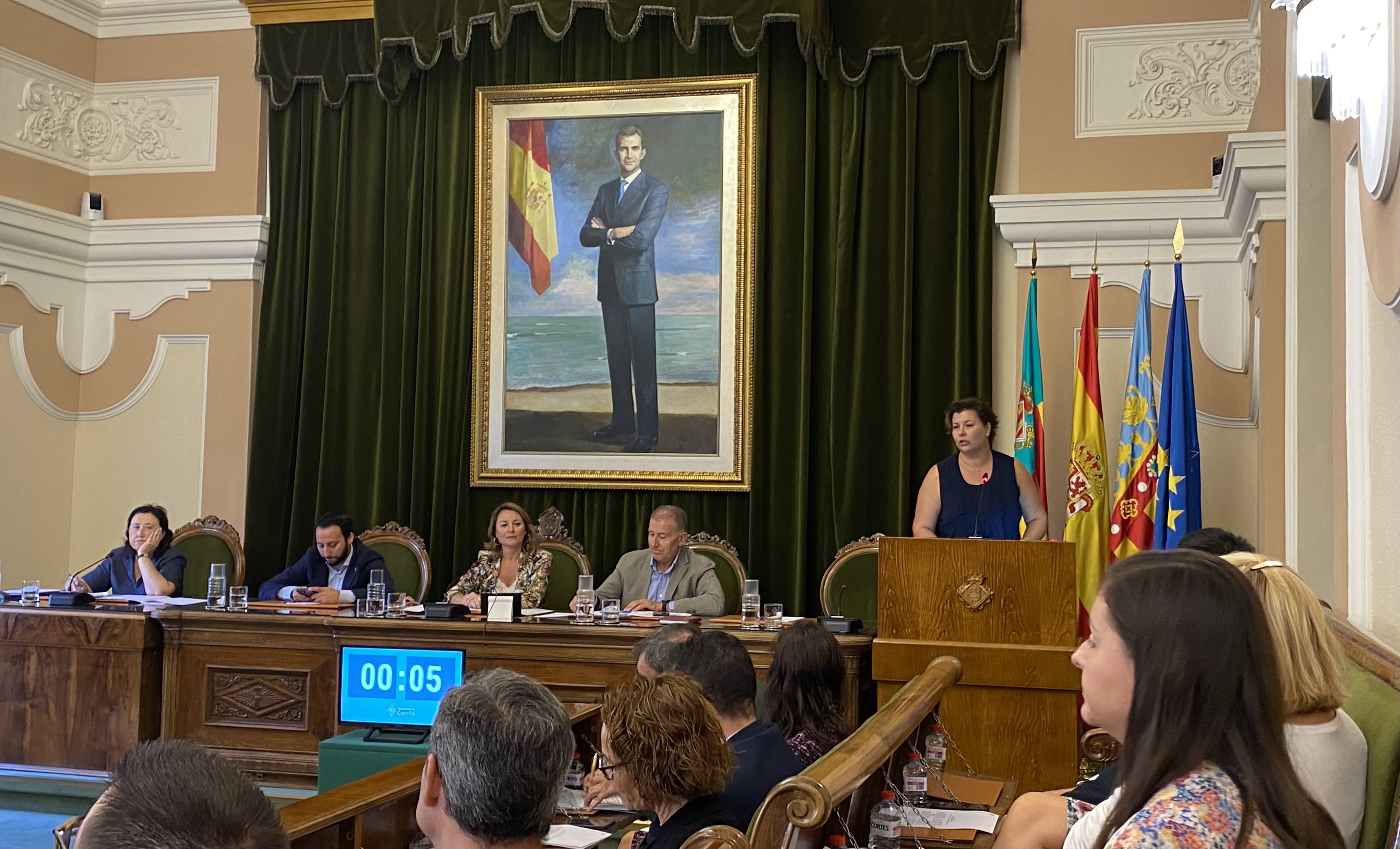 Begoña Carrasco abandona el pleno sin dar explicaciones y sin tener en la agenda ningún acto oficial