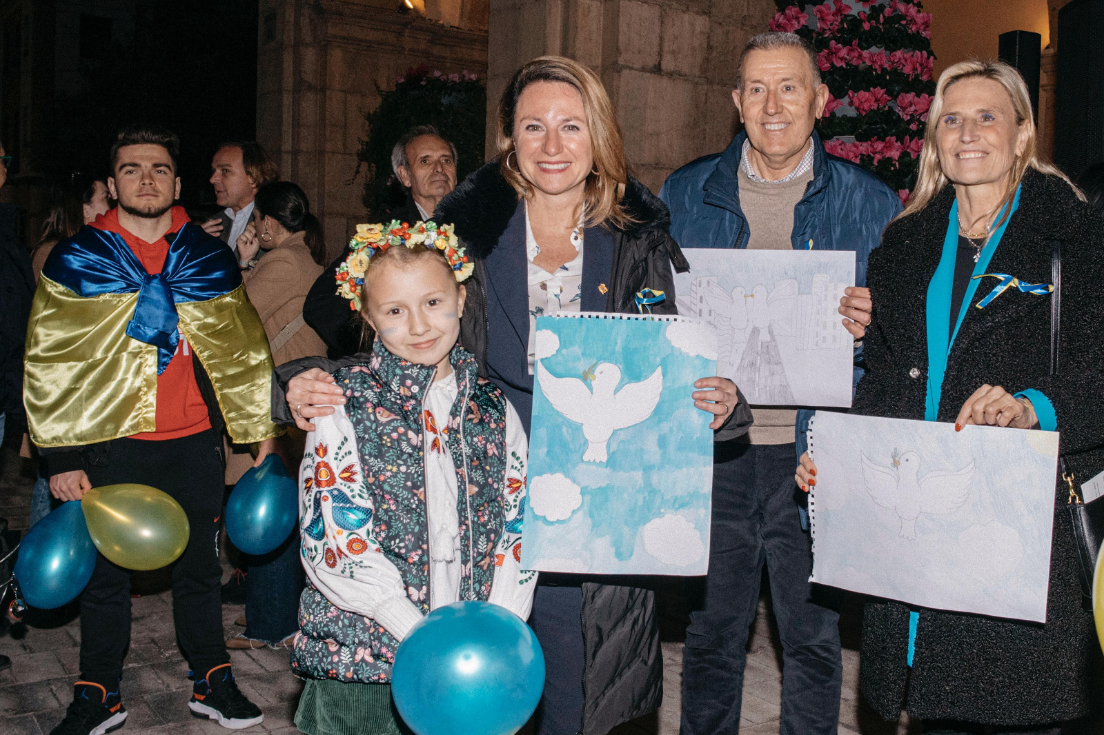 La alcaldesa de Castellón se solidariza con el pueblo ucraniano en el día en que se cumplen 3 años de la invasión rusa