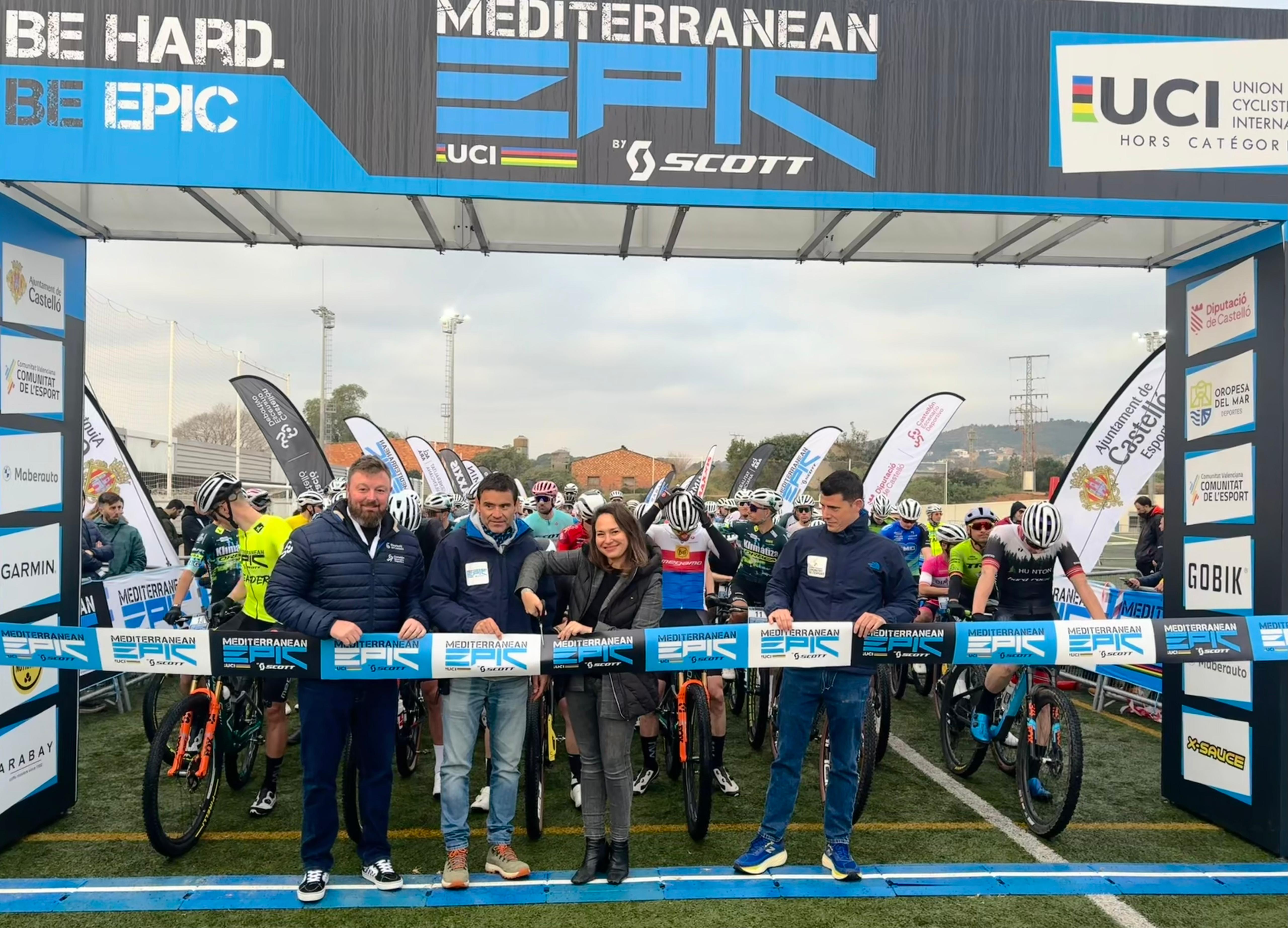 Castellón acoge la salida de la Mediterranean Epic MTB con más de 700 participantes