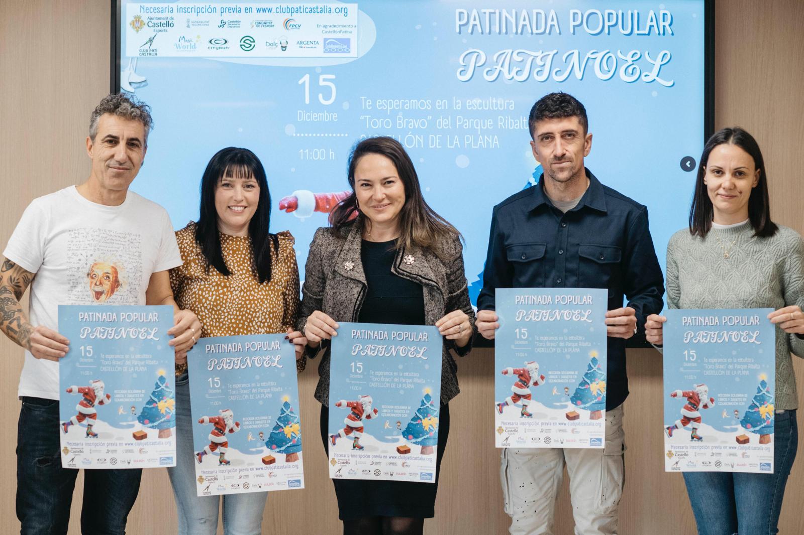 Castellón recupera la actividad PatiNoel dotándola de solidaridad para los niños de Paiporta, municipio afectado por la DANA