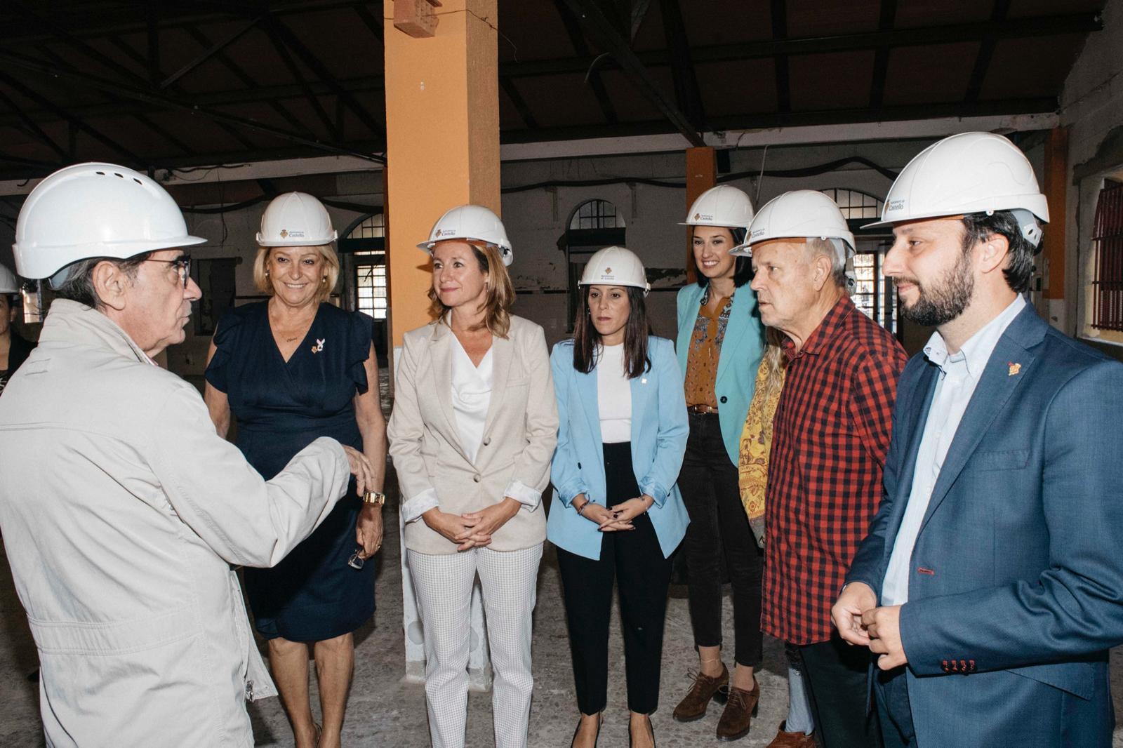 L'alcaldessa visita l'inici de les obres del centre cívic La Panderola en el Grau que finalitzaran en el segon trimestre de 2025